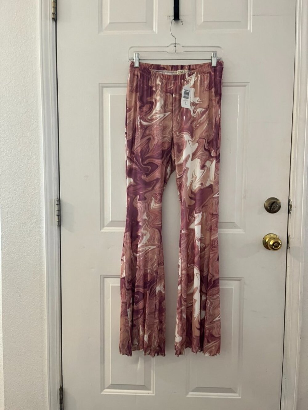 Torrid Festi Flare Stretch Mesh High-Rise Hippie Groovy Festival Pants Sz Lr/12